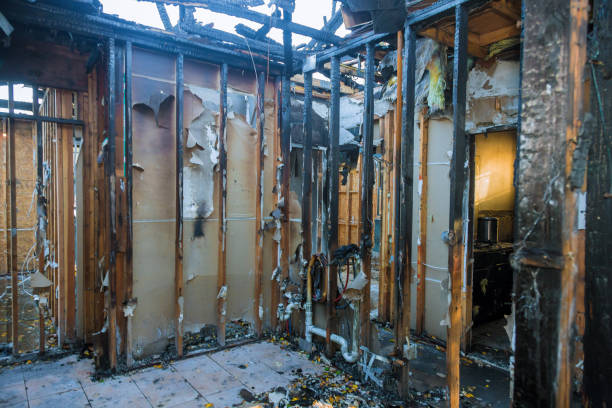 Professional Fire Damage Repair technician working in Labadieville, LA